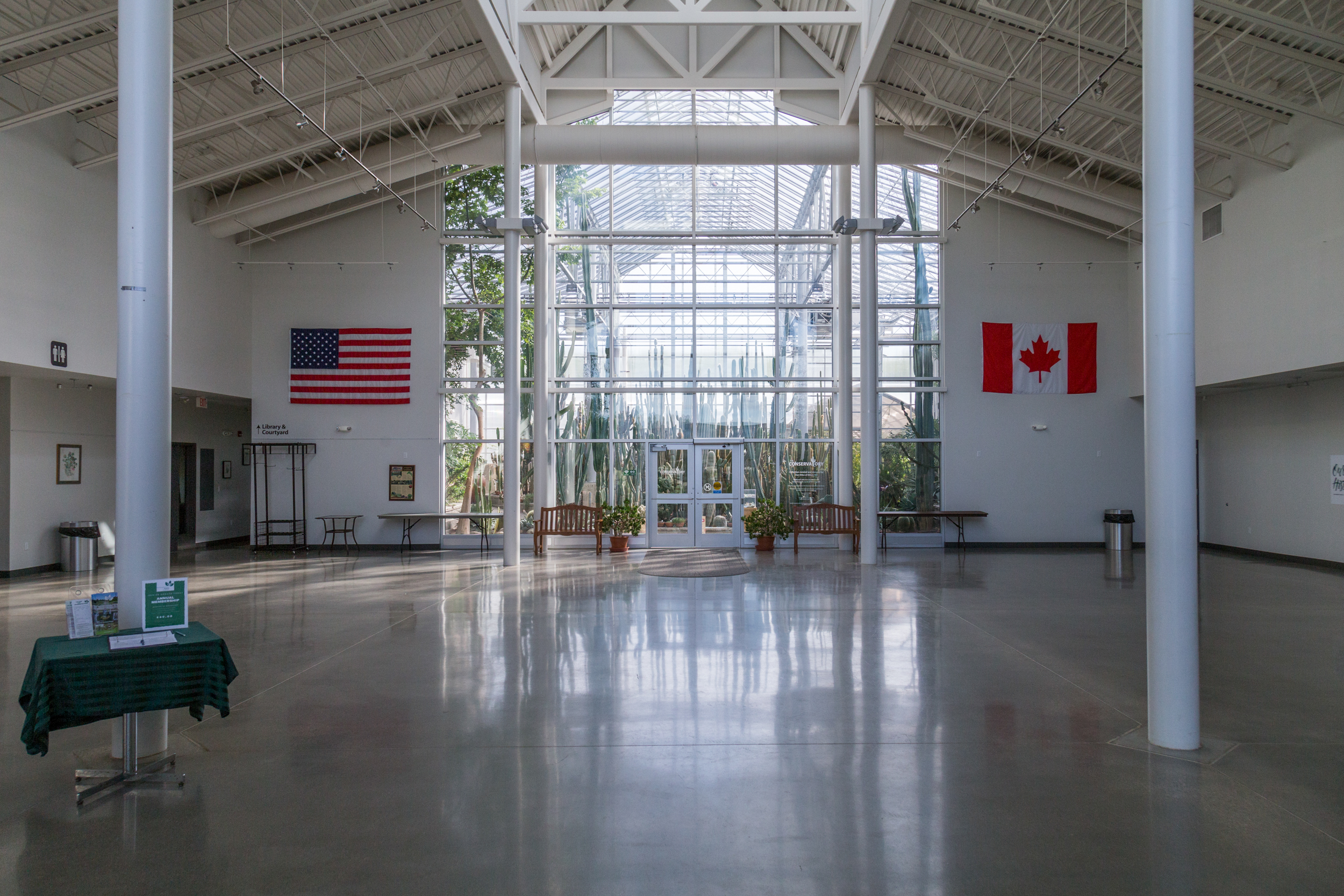 Interpretive Center - Inside, South Facing